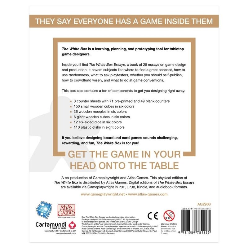 Atlas Games The White Box: Designer Game Kit in a Box