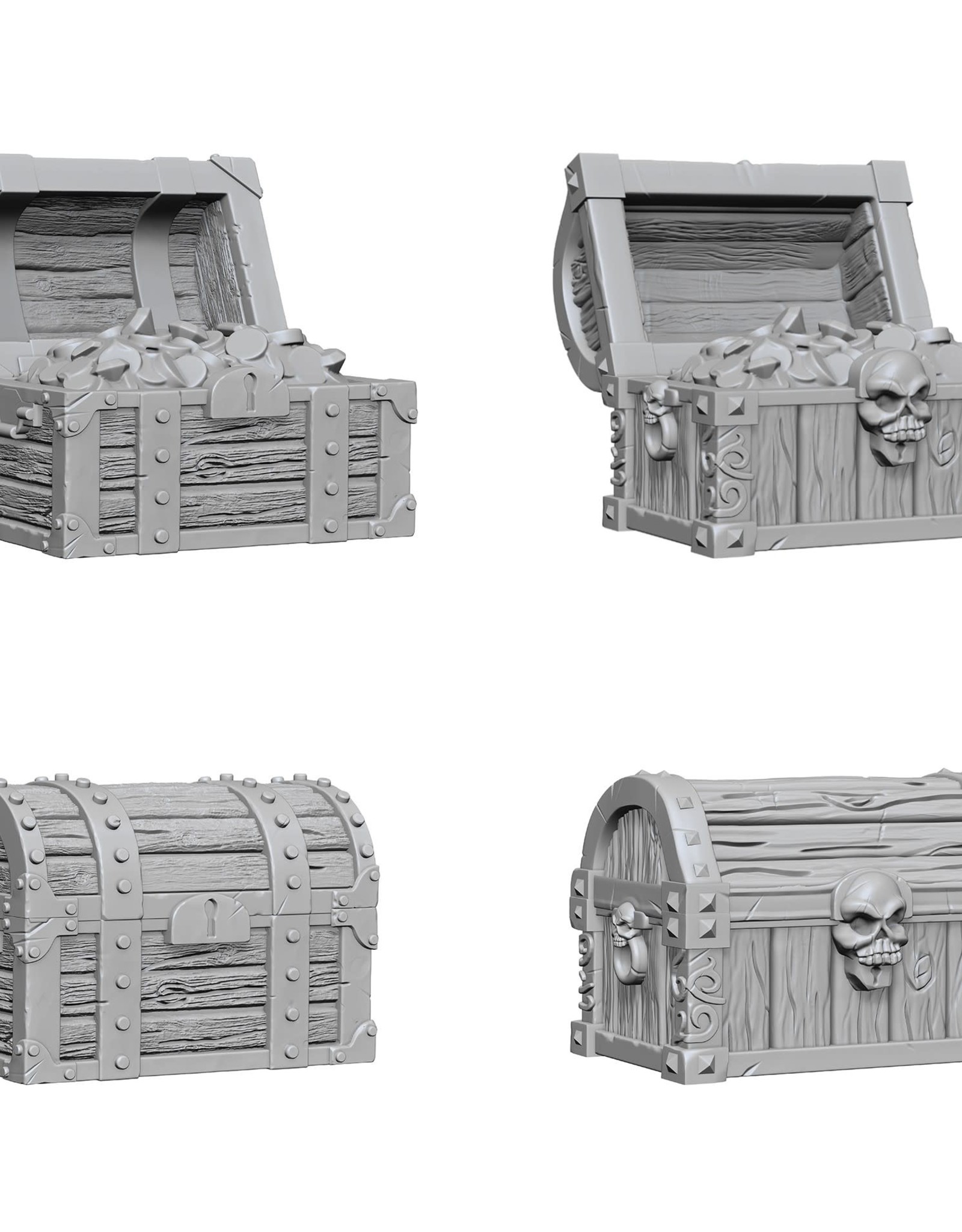 Wizkids Deep Cuts Unpainted Minis: Chests