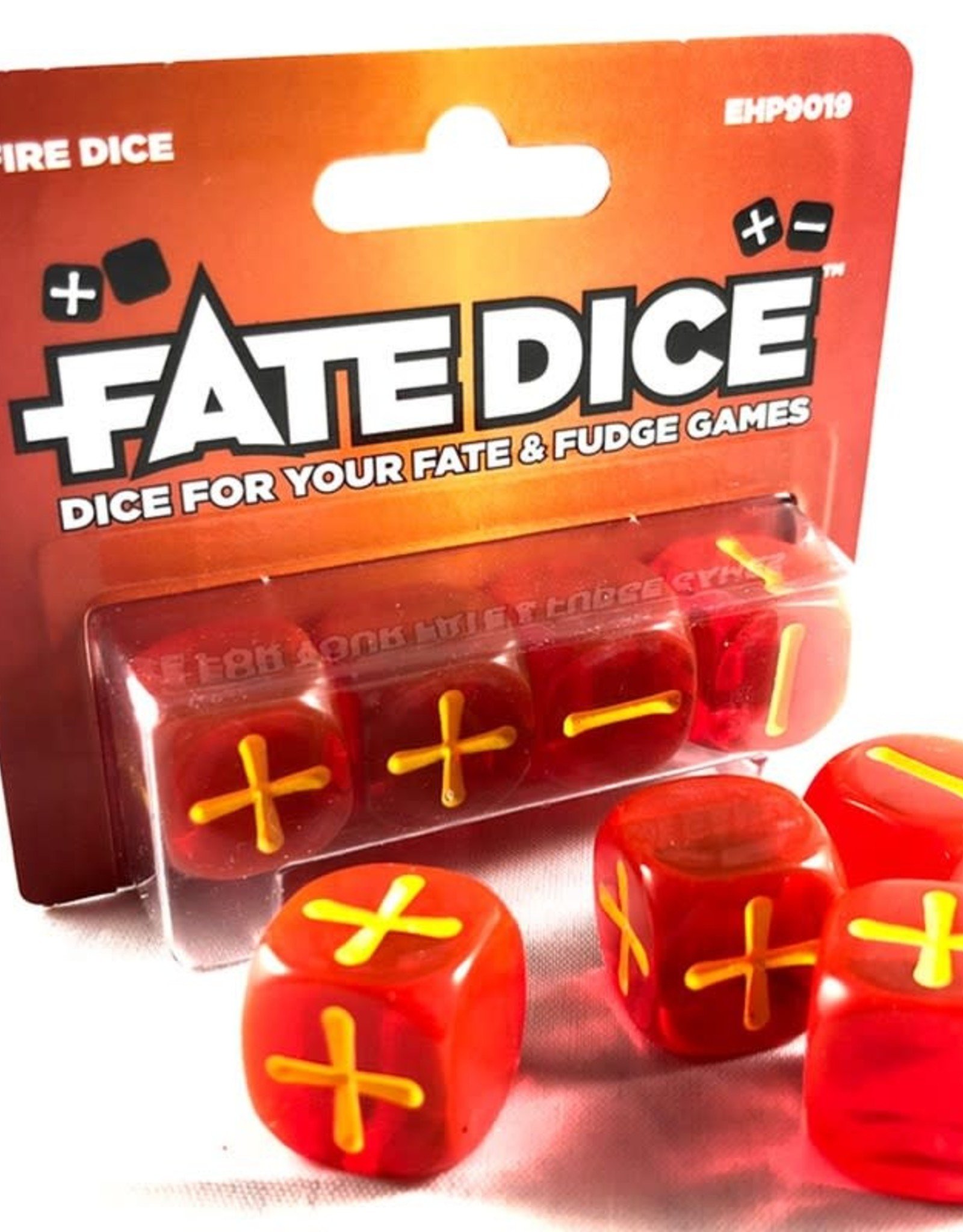 Evil Hat Productions Fate Dice: Fire (4)