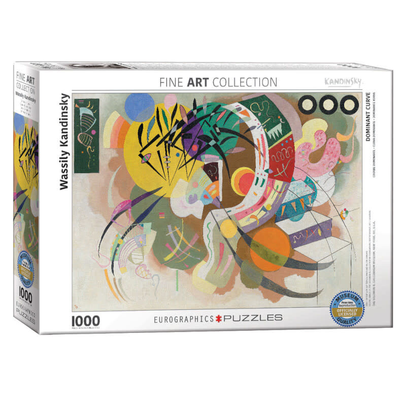 Eurographics Dominant Curve Puzzle by Kandinsky (1000 PCS)