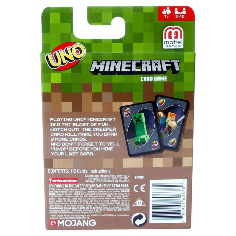 Mattel UNO Minecraft