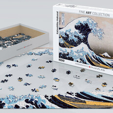 Eurographics Great Wave of Kanagawa Puzzle - Hokusai (1000 PCS)