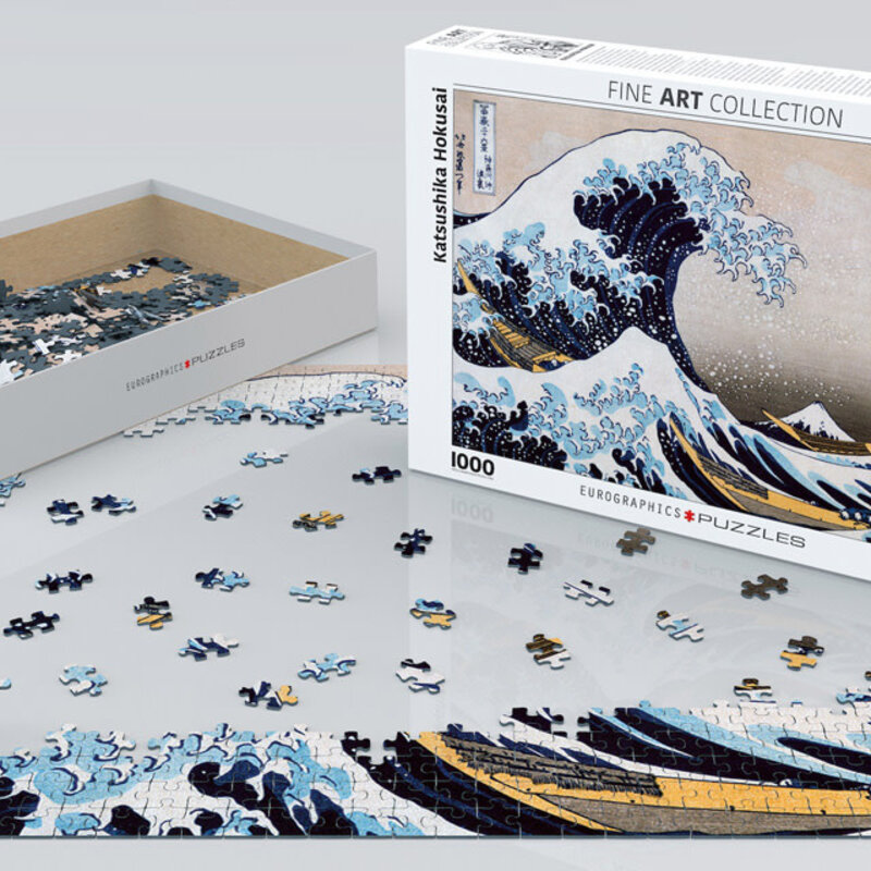 Eurographics Great Wave of Kanagawa Puzzle - Hokusai (1000 PCS)