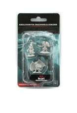 Wizkids D&D Unpainted Minis: Kobold Inventor, Dragonshield & Sorcerer