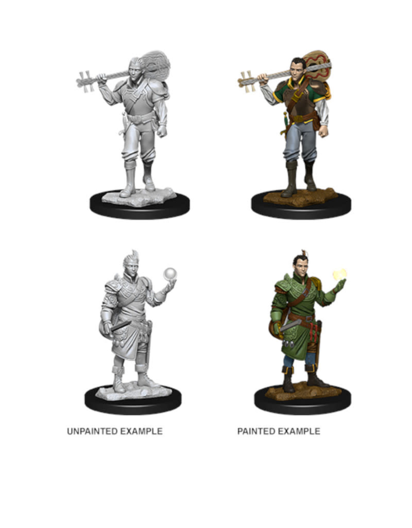 Wizkids D&D Unpainted Minis: Half-Elf Bard Male