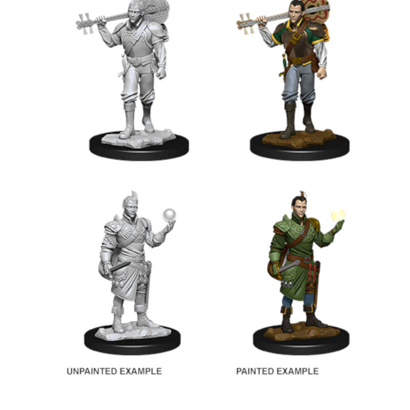 Wizkids D&D Unpainted Minis: Half-Elf Bard Male