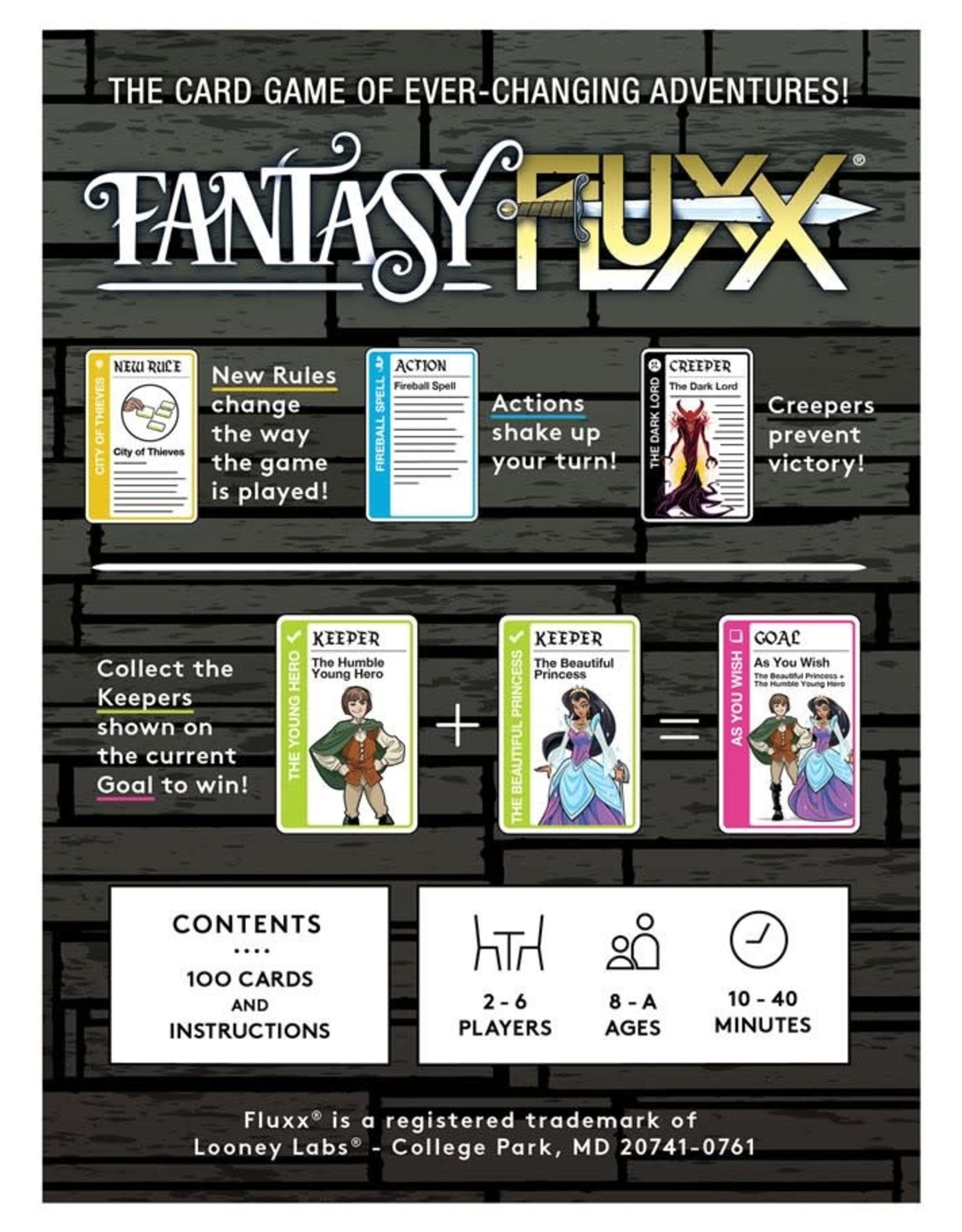 Looney Labs Fantasy Fluxx