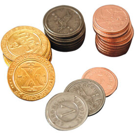 Mayday Games Board Game Upgrade Set: Metal Coins (50)