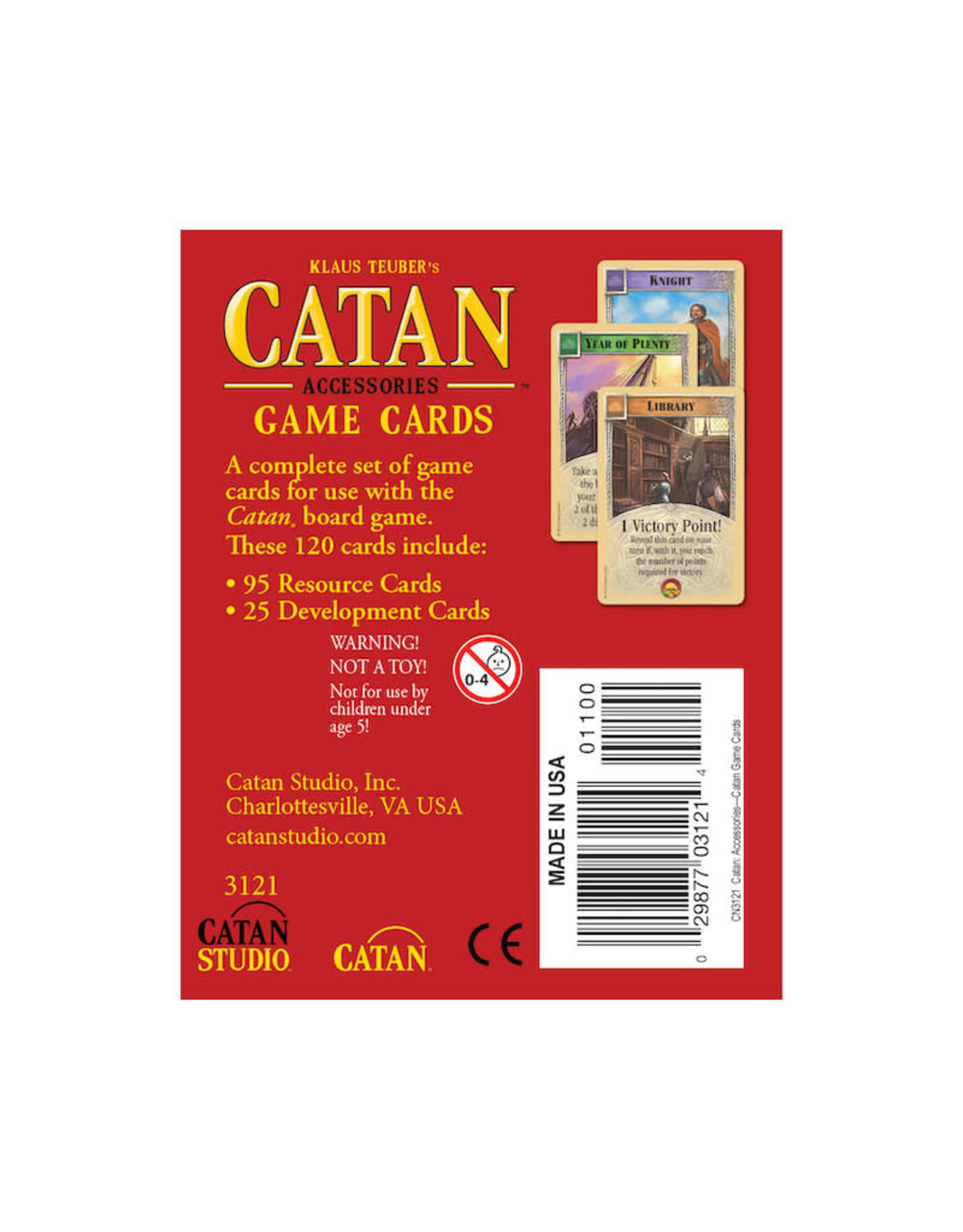 Catan Studios Catan Replacement Cards
