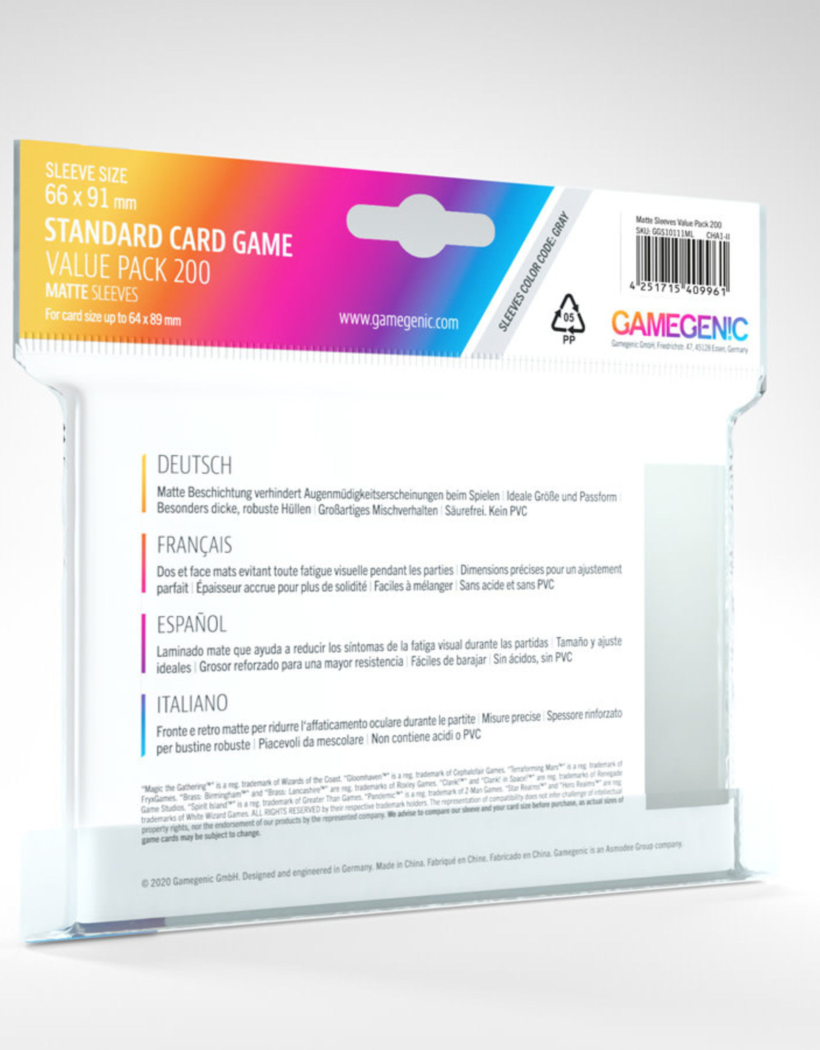 PRIME RETRO SLEEVES - Gamegenic