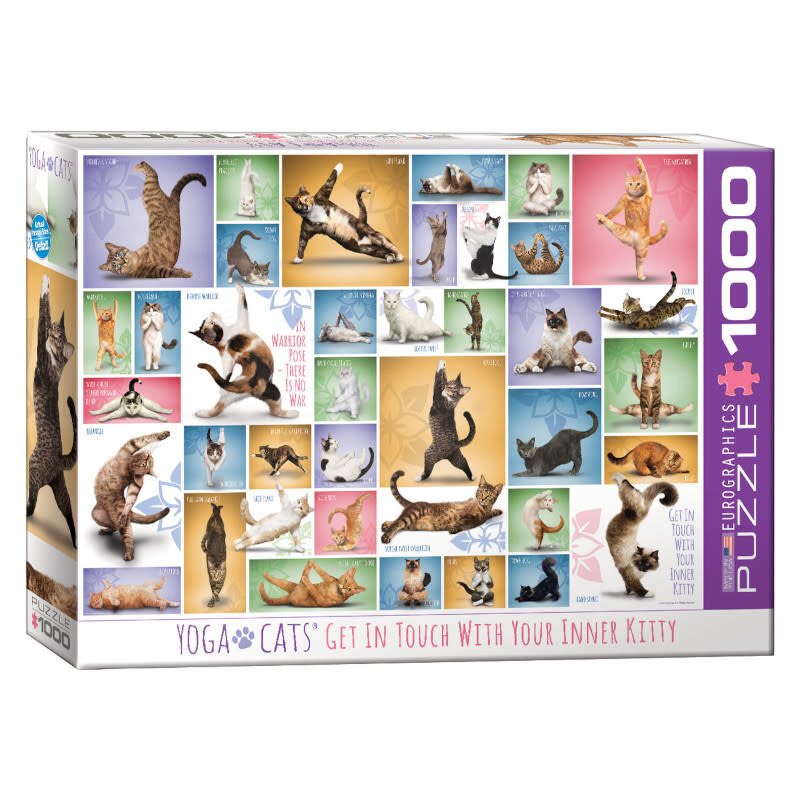 Eurographics Yoga Cats Puzzle (1000 PCS)