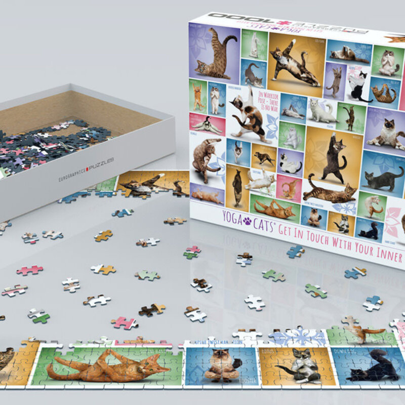 Eurographics Yoga Cats Puzzle (1000 PCS)