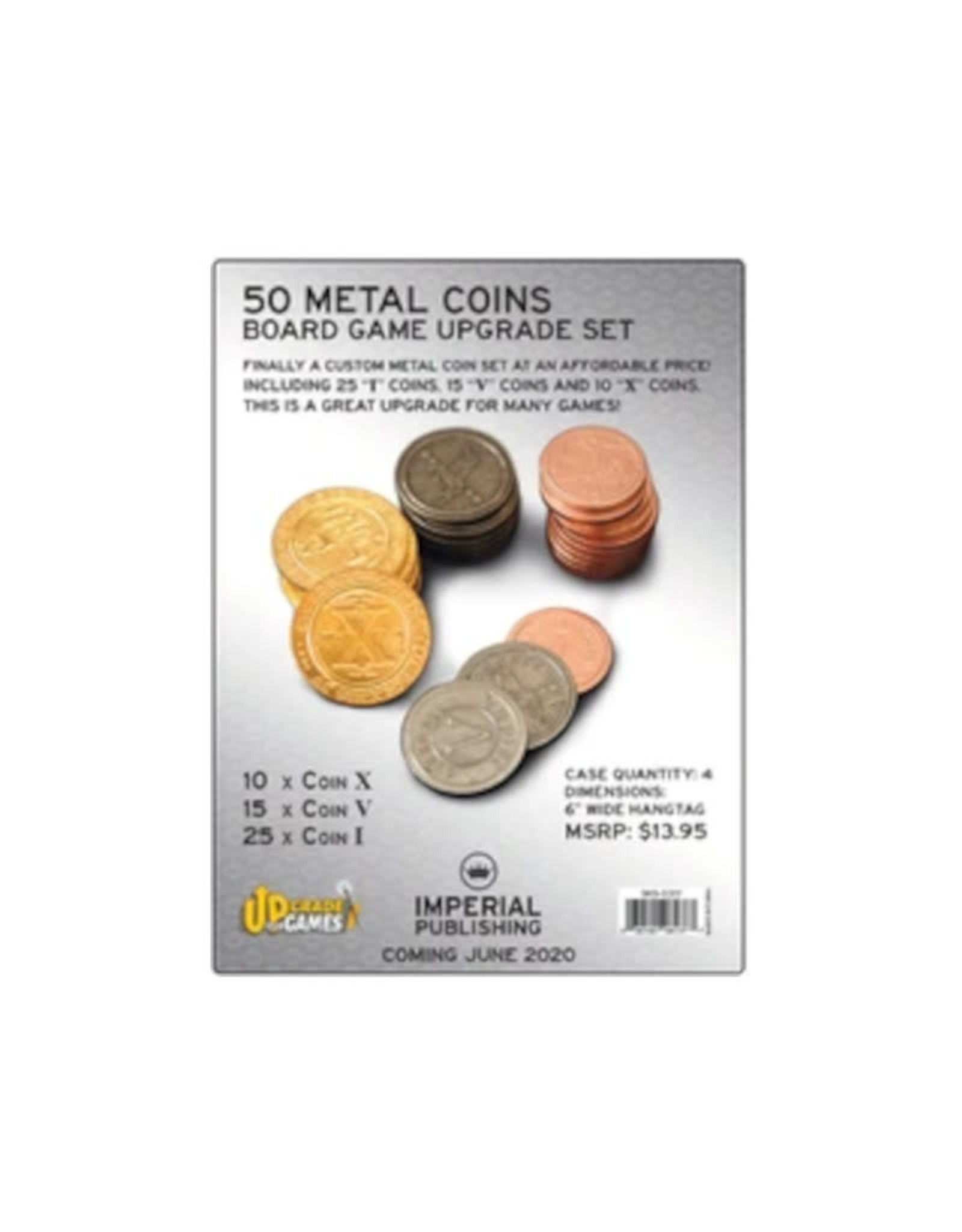 Mayday Games Board Game Upgrade Set: Metal Coins (50)