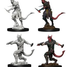 Wizkids D&D Unpainted Minis: Tiefling Rogue Male