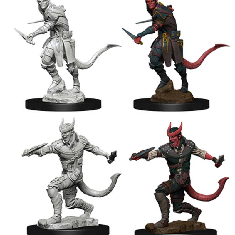 Wizkids D&D Unpainted Minis: Tiefling Rogue Male