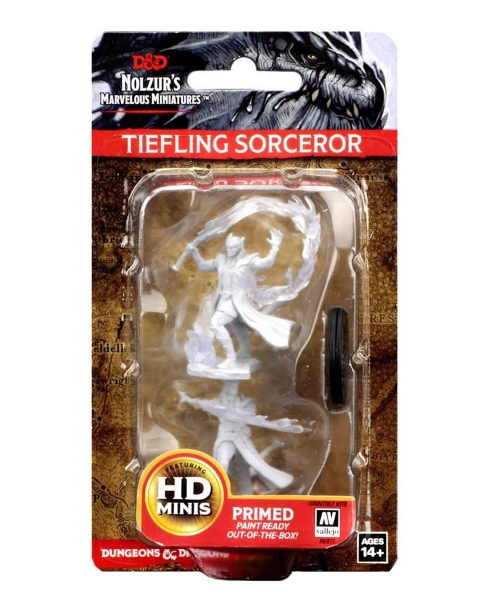 Wizkids D&D Unpainted Minis: Tiefling Sorcerer Male