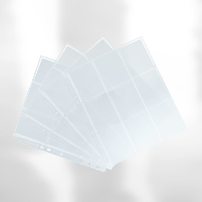 9-Pocket Pages: Ultrasonic Side-Loading (10) Clear