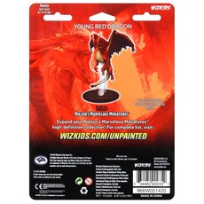 Wizkids D&D Unpainted Minis: Young Red Dragon