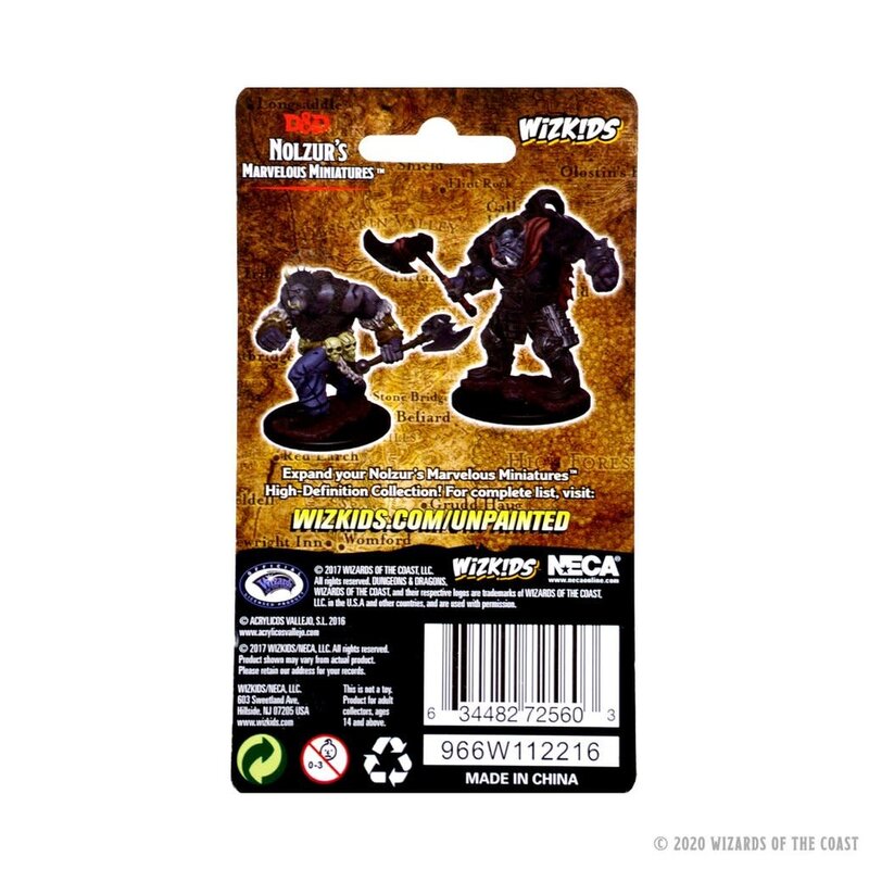 Wizkids D&D Unpainted Minis: Orcs