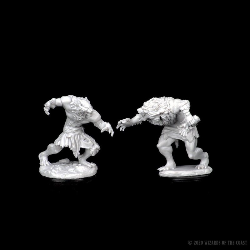 Wizkids D&D Unpainted Minis: Werewolves