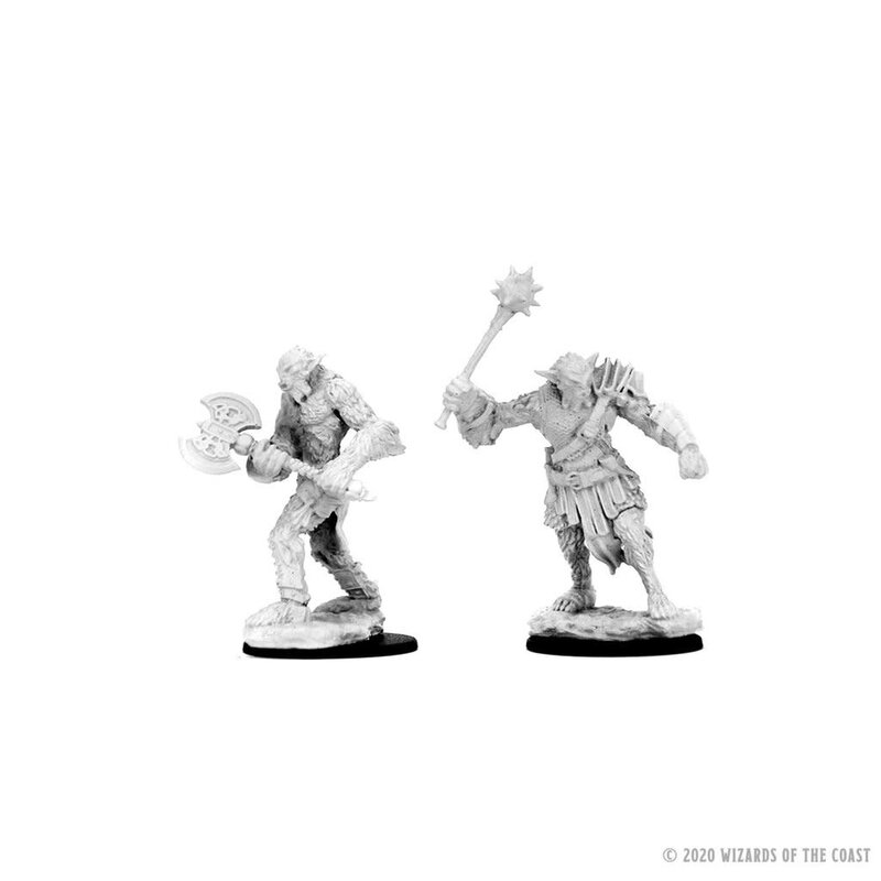 Wizkids D&D Unpainted Minis: Bugbears