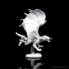 Wizkids D&D Unpainted Minis: Young Black Dragon
