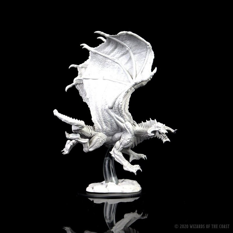 Wizkids D&D Unpainted Minis: Young Black Dragon