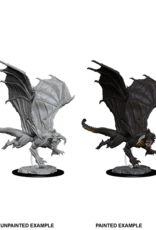 Wizkids D&D Unpainted Minis: Young Black Dragon