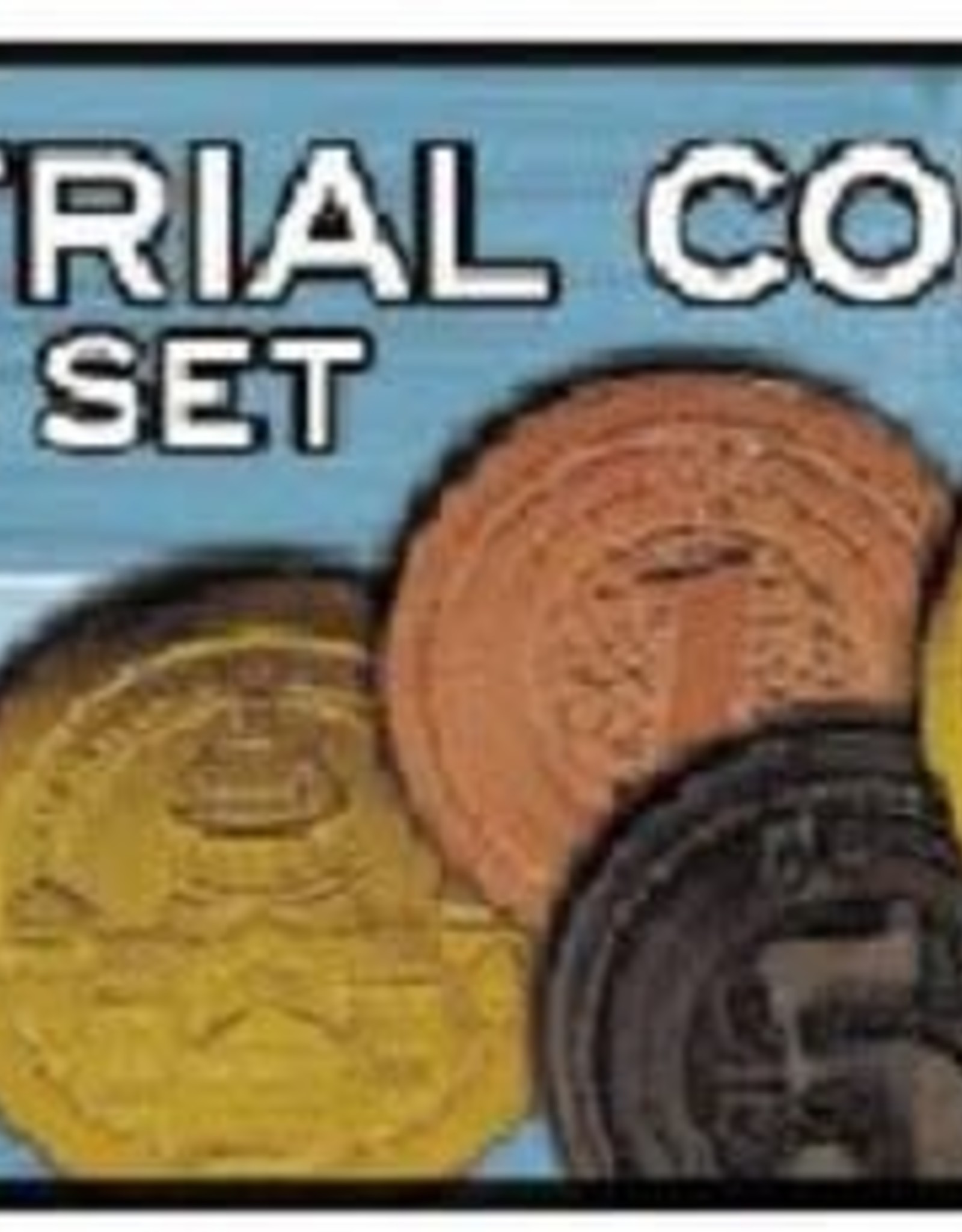 Mayday Games Board Game Upgrade Set: Metal Industrial Coins (50)