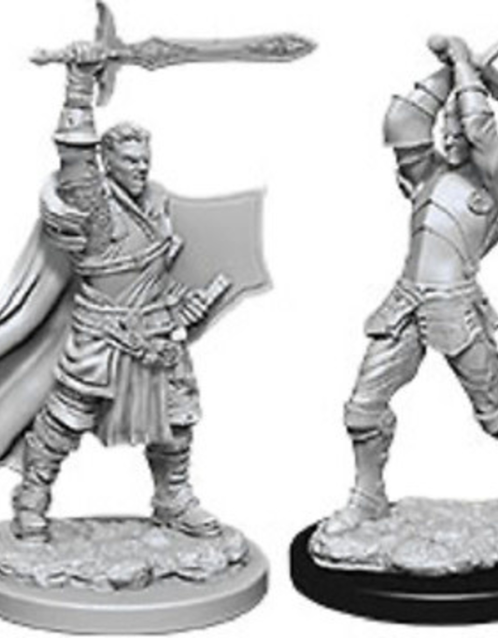 Wizkids D&D Unpainted Minis: Human Paladin Male