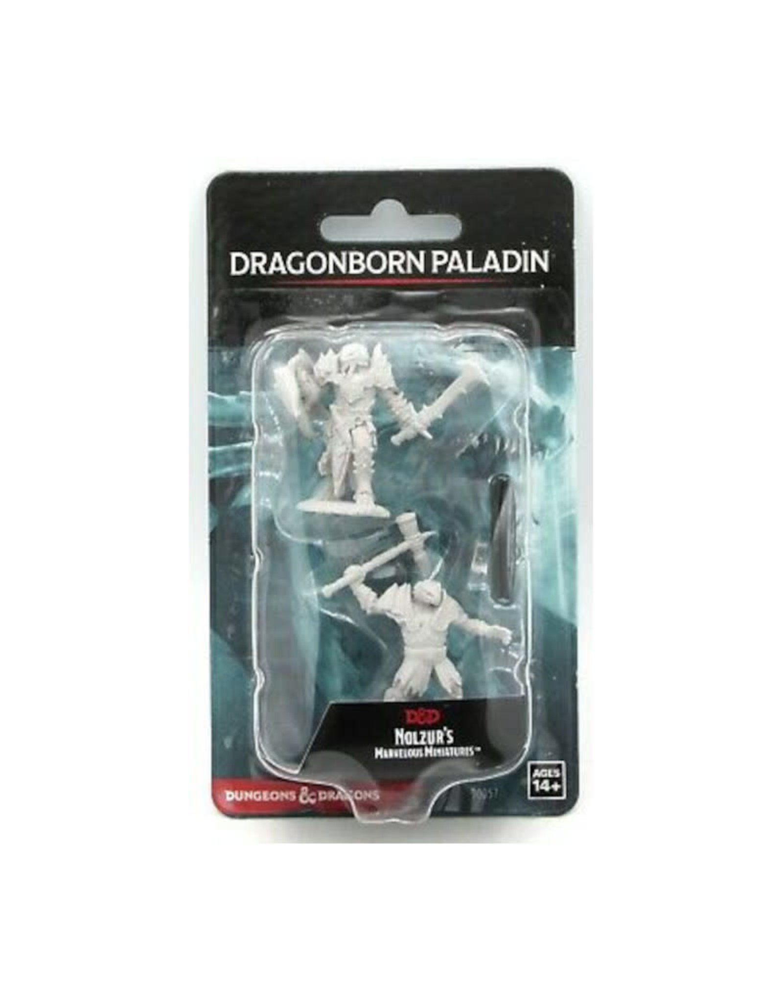 Wizkids D&D Unpainted Minis: Dragonborn Paladin Male