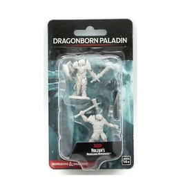 Wizkids (Reprint 2026u) D&D Unpainted Minis: Dragonborn Paladin Male