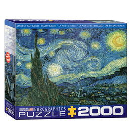 Eurographics Starry Night Puzzle by van Gogh (2000 PCS)