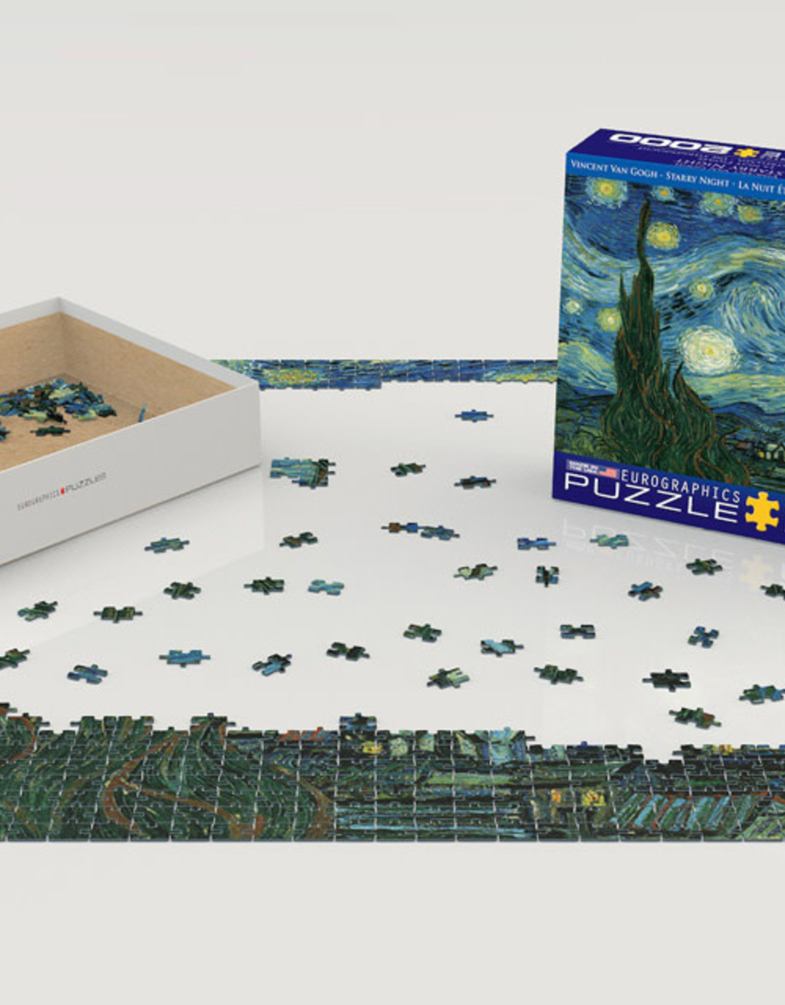 Eurographics Starry Night Puzzle by van Gogh (2000 PCS)