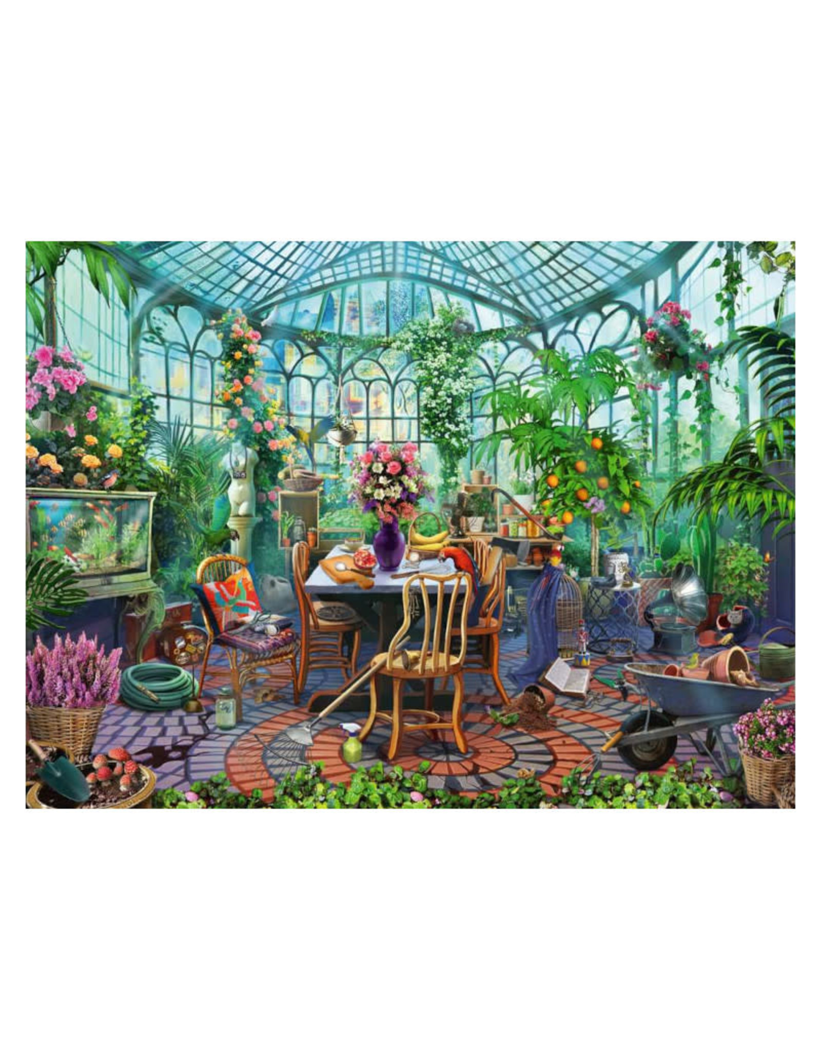 Ravensburger Greenhouse Mornings Puzzle (500 PCS)