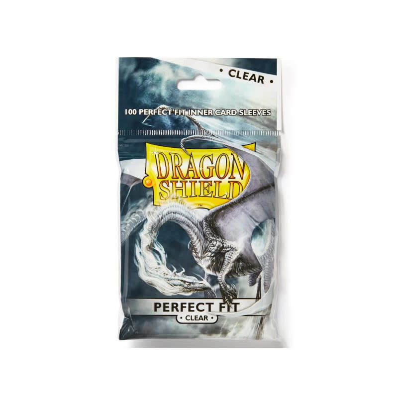 Arcane Tinmen Perfect Fit Sleeves: Dragon Shield (100) Clear