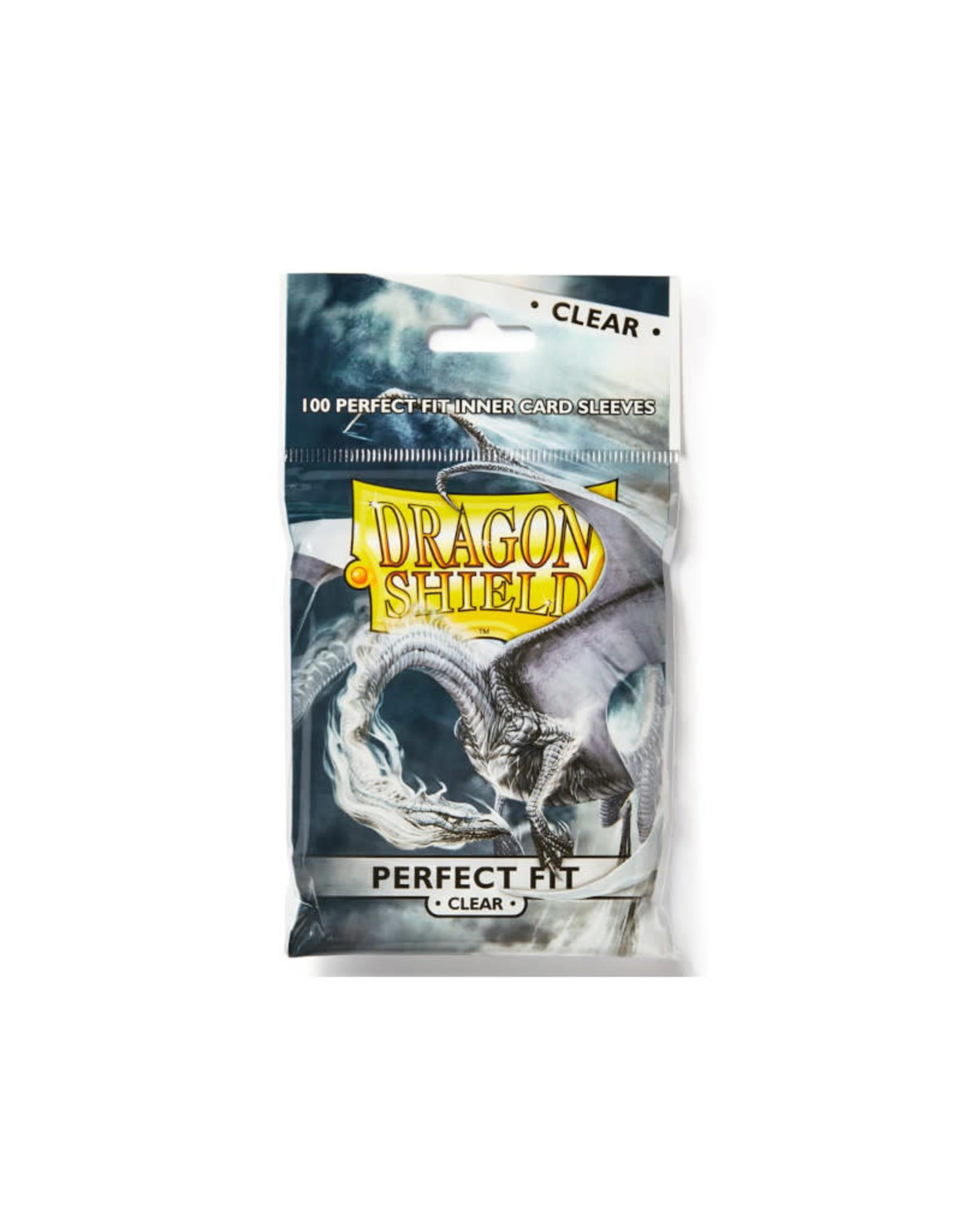 Arcane Tinmen Perfect Fit Sleeves: Dragon Shield (100) Clear