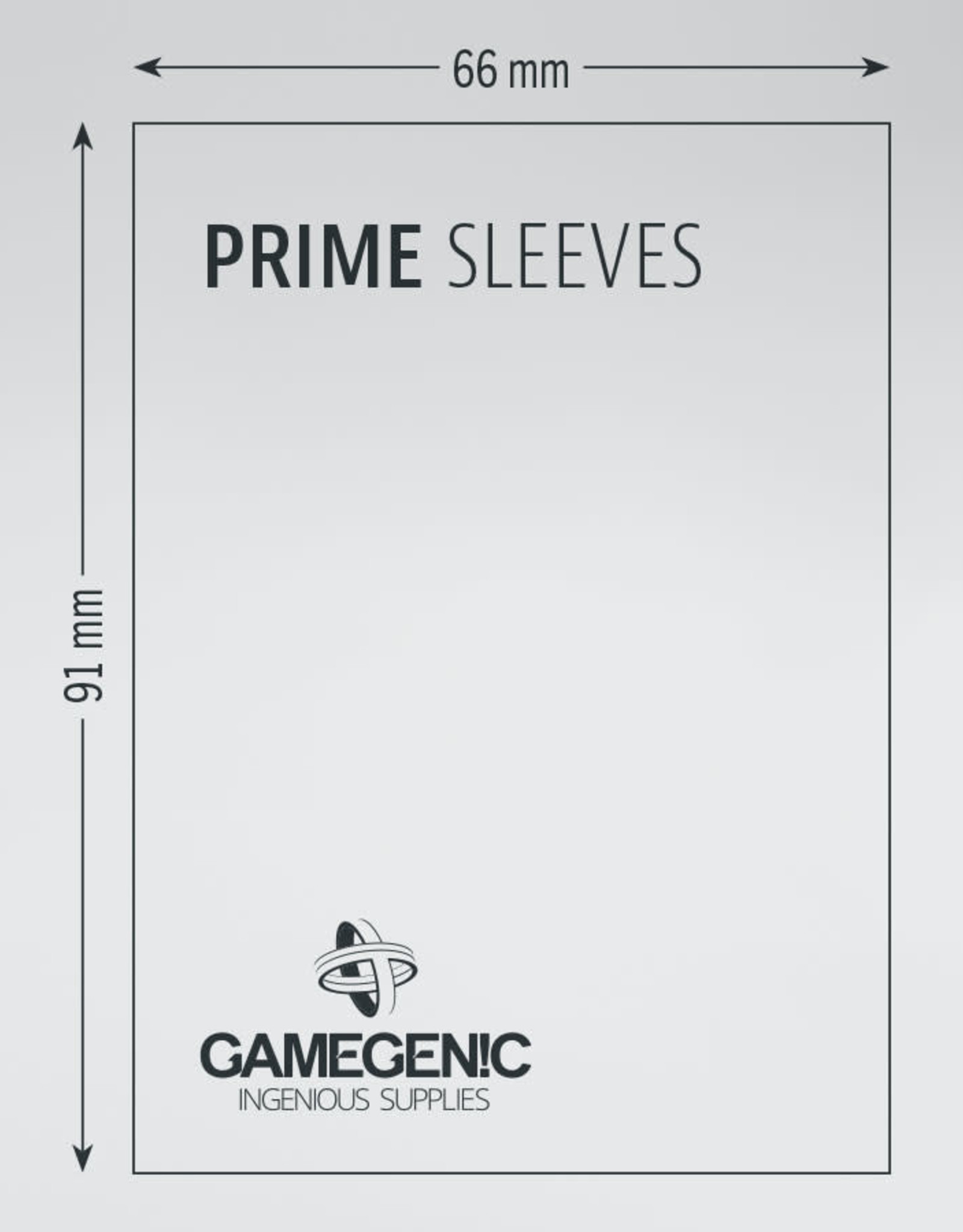 Double Sleeving Pack: Prime (100) Inner and Black Sleeves