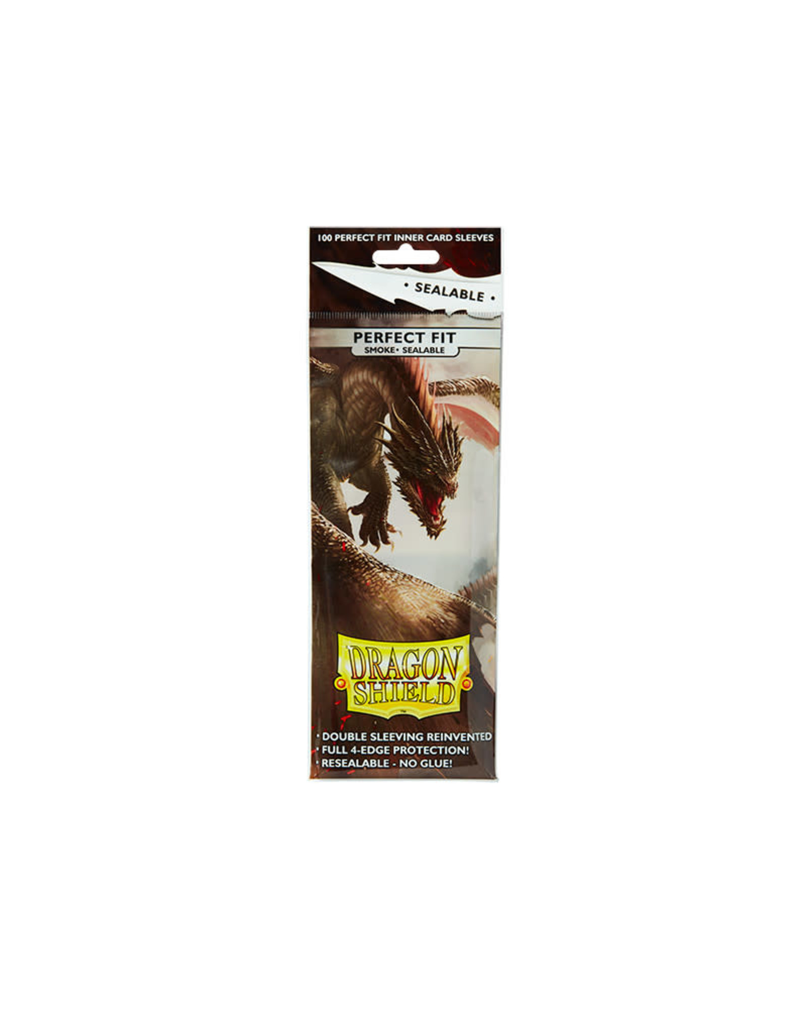 Arcane Tinmen Perfect Fit Sleeves: Dragon Shield Sealable (100) Smoke