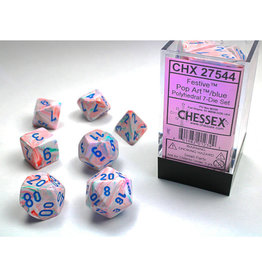 Chessex Chessex RPG Dice (7) Festive Pop Art/Blue