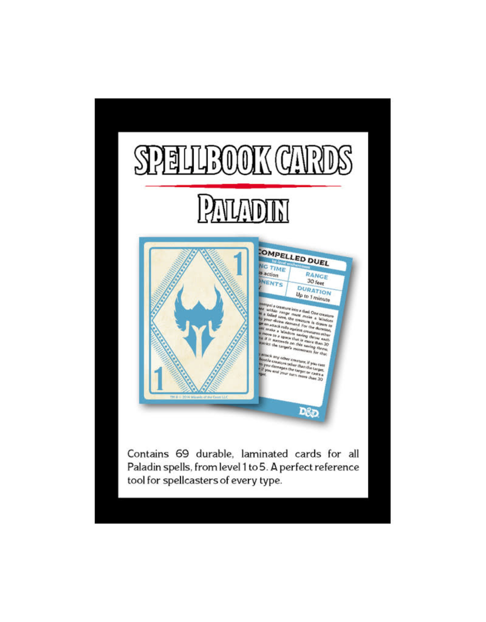 Gale Force 9 D&D RPG: Spellbook Cards Paladin