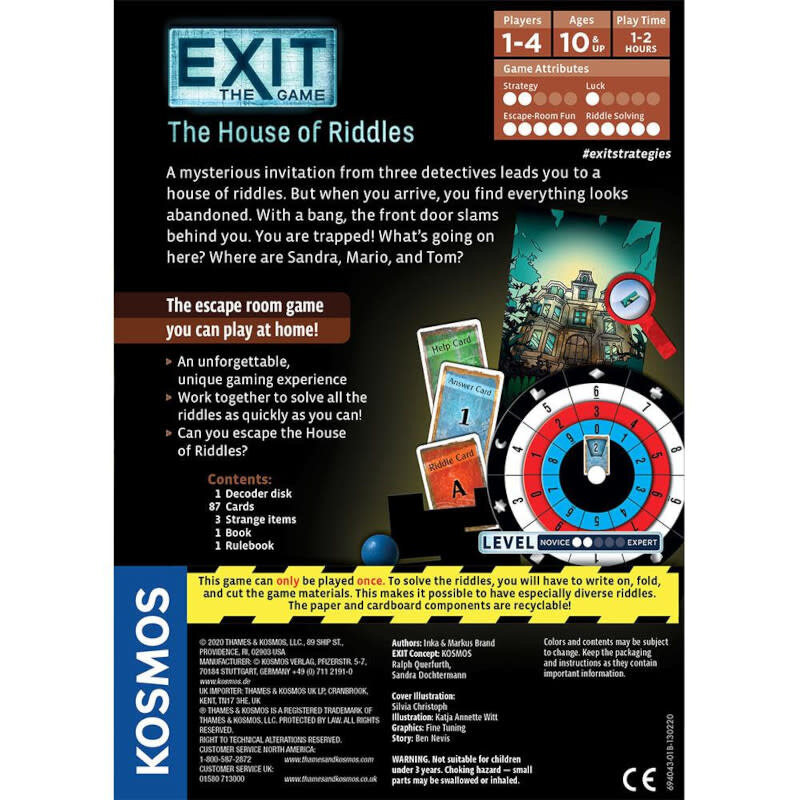 Thames and Kosmos Exit: The House of Riddles