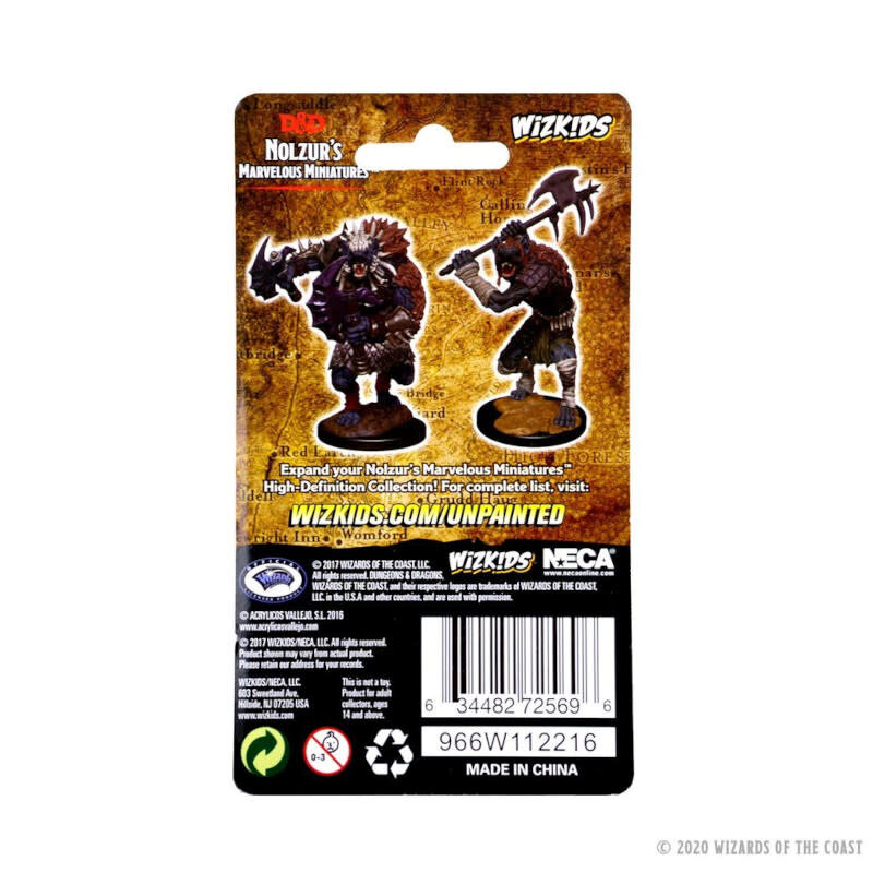 Wizkids D&D Unpainted Minis: Gnolls