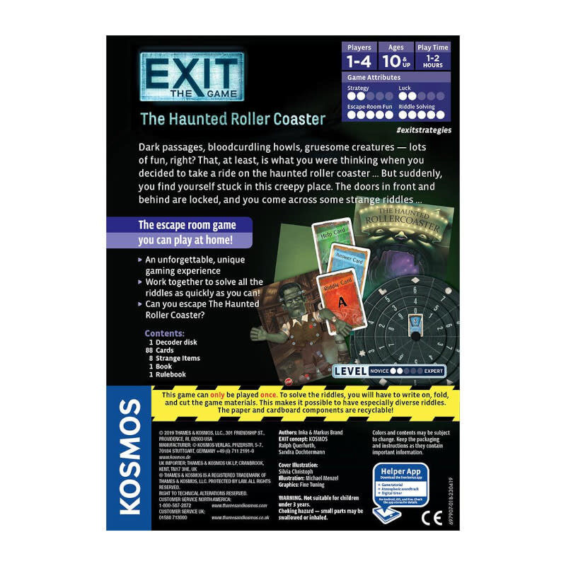 Thames and Kosmos Exit: The Haunted Roller Coaster
