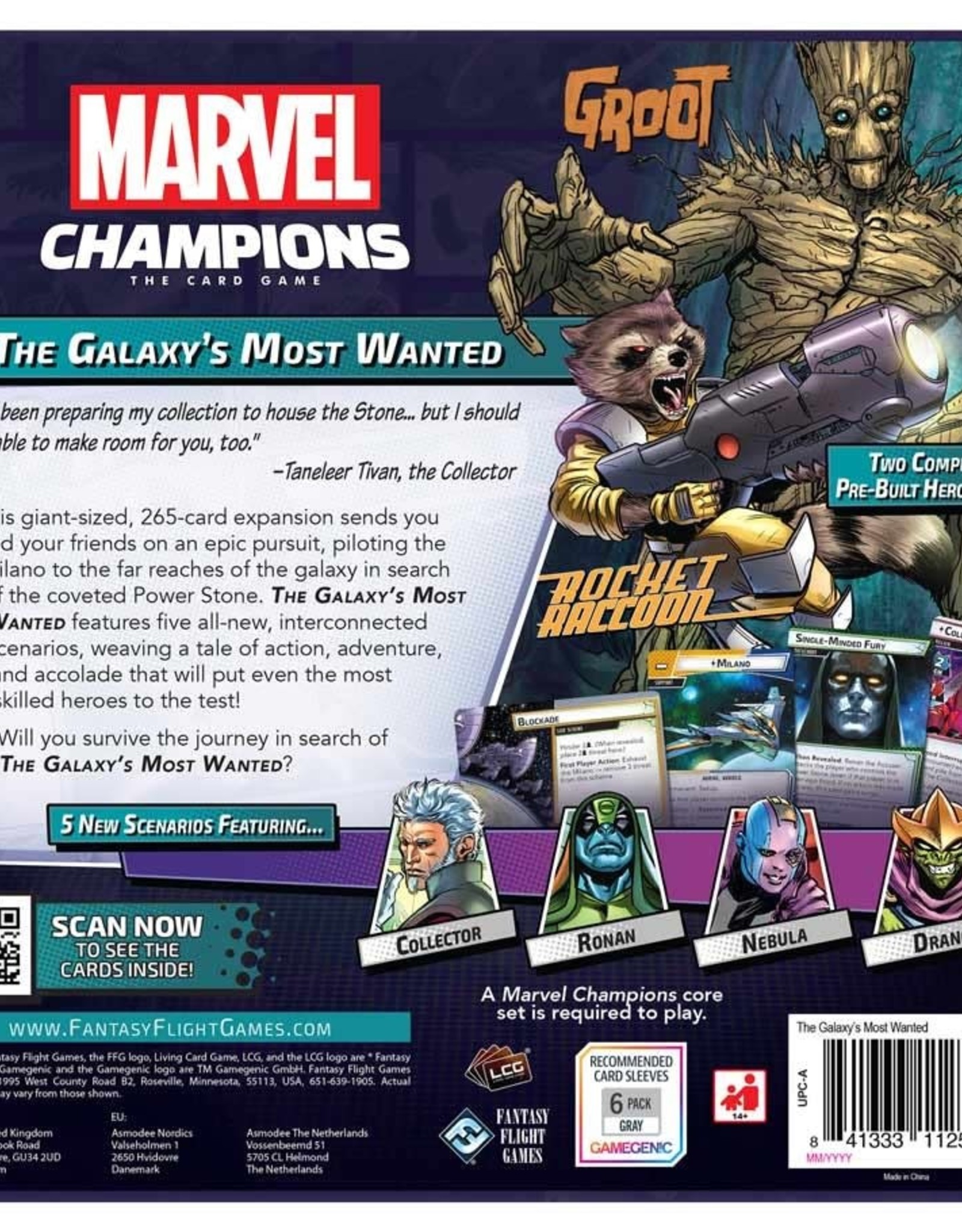 Fantasy Flight Games Marvel Champions LCG Expansion: Galaxy's Most Wanted