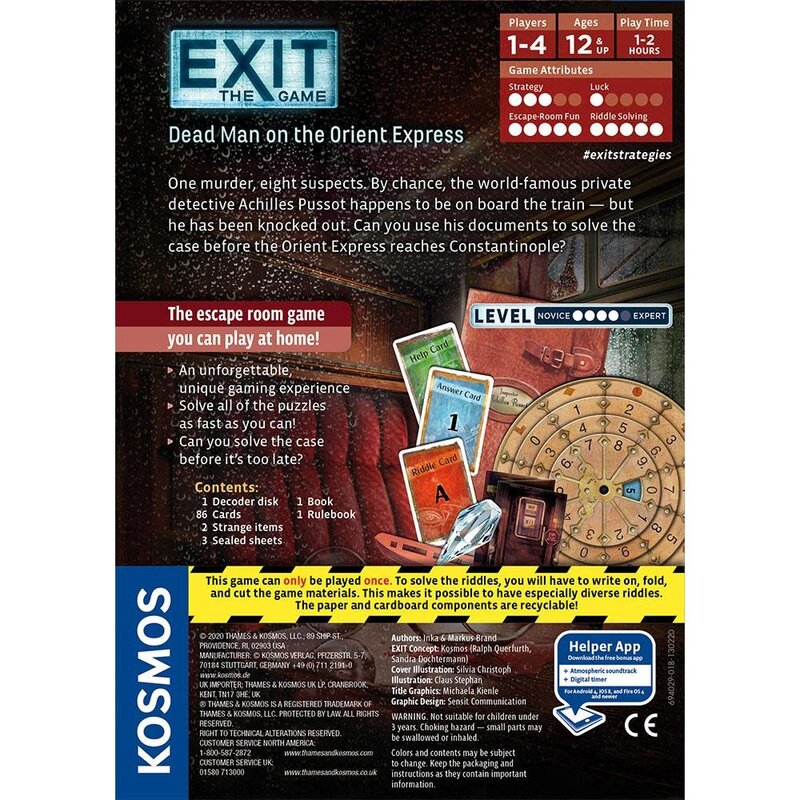 Thames and Kosmos Exit: Dead Man on the Orient Express