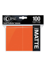 Sleeves: Pro-Matte Eclipse (100) Pumpkin Orange