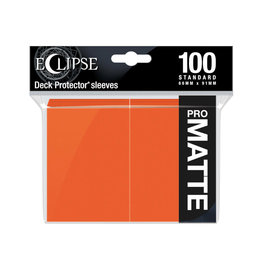 Sleeves: Pro-Matte Eclipse (100) Pumpkin Orange
