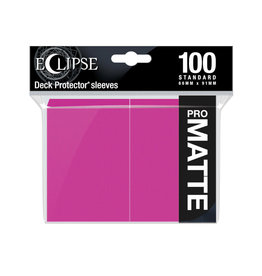 Sleeves: Pro-Matte Eclipse (100) Hot Pink