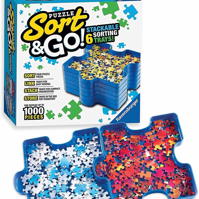 Ravensburger Puzzle Sort & Go (6 Sorting Trays)